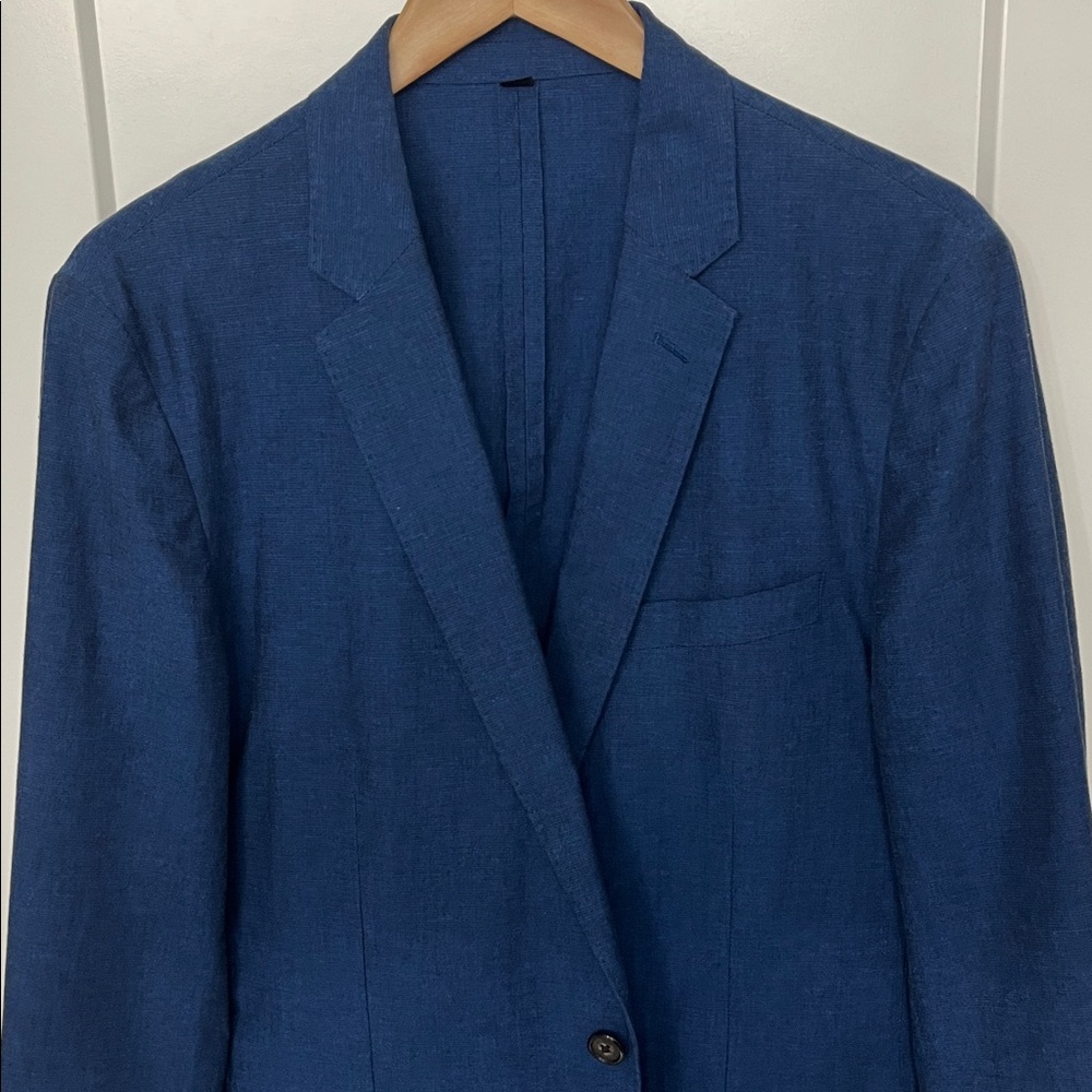 JCrew Lightweight Blue Blazer Size 40L